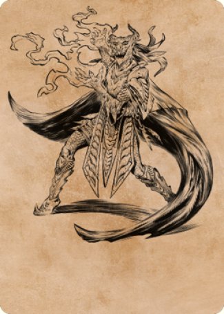 Livaan, Cultist of Tiamat Art Card [Commander Legends: Battle for Baldur's Gate Art Series] | Grognard Games