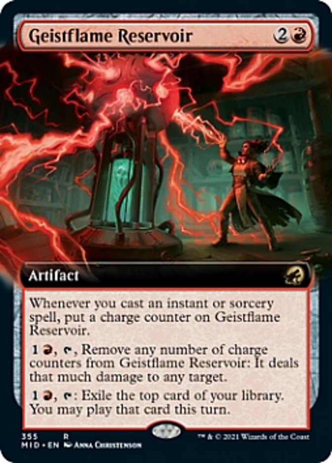 Geistflame Reservoir (Extended) [Innistrad: Midnight Hunt] | Grognard Games