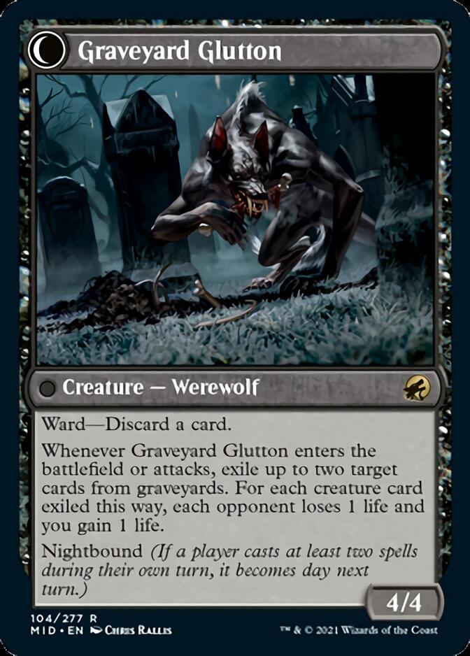 Graveyard Trespasser // Graveyard Glutton [Innistrad: Midnight Hunt] | Grognard Games