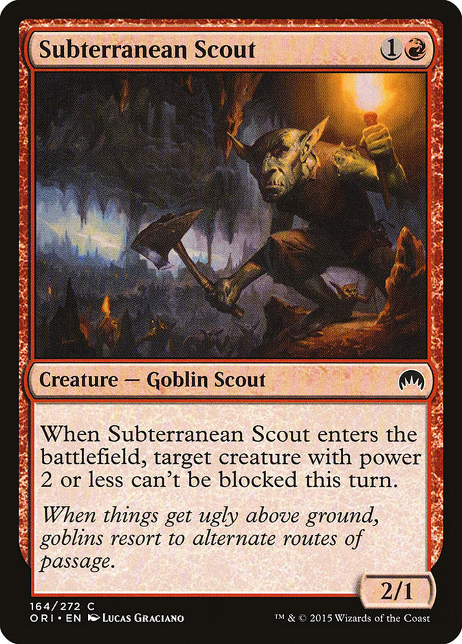 Subterranean Scout [Magic Origins] | Grognard Games