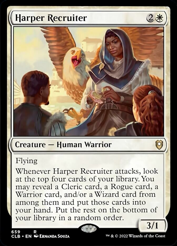 Harper Recruiter [Commander Legends: Battle for Baldur's Gate] | Grognard Games