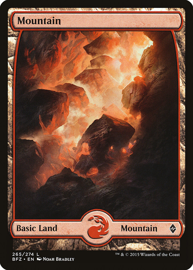 Mountain (265) [Battle for Zendikar] | Grognard Games