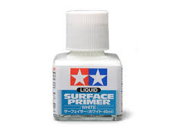 Tamiya Liquid Surface Primer (White 40ml) | Grognard Games