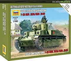 Zvezda 1/100 T-28 Mod. 1936/Mod. 1940 | Grognard Games