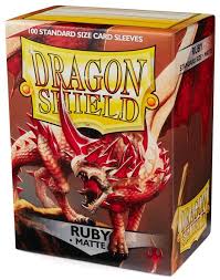 Dragon Shield Matte Ruby | Grognard Games