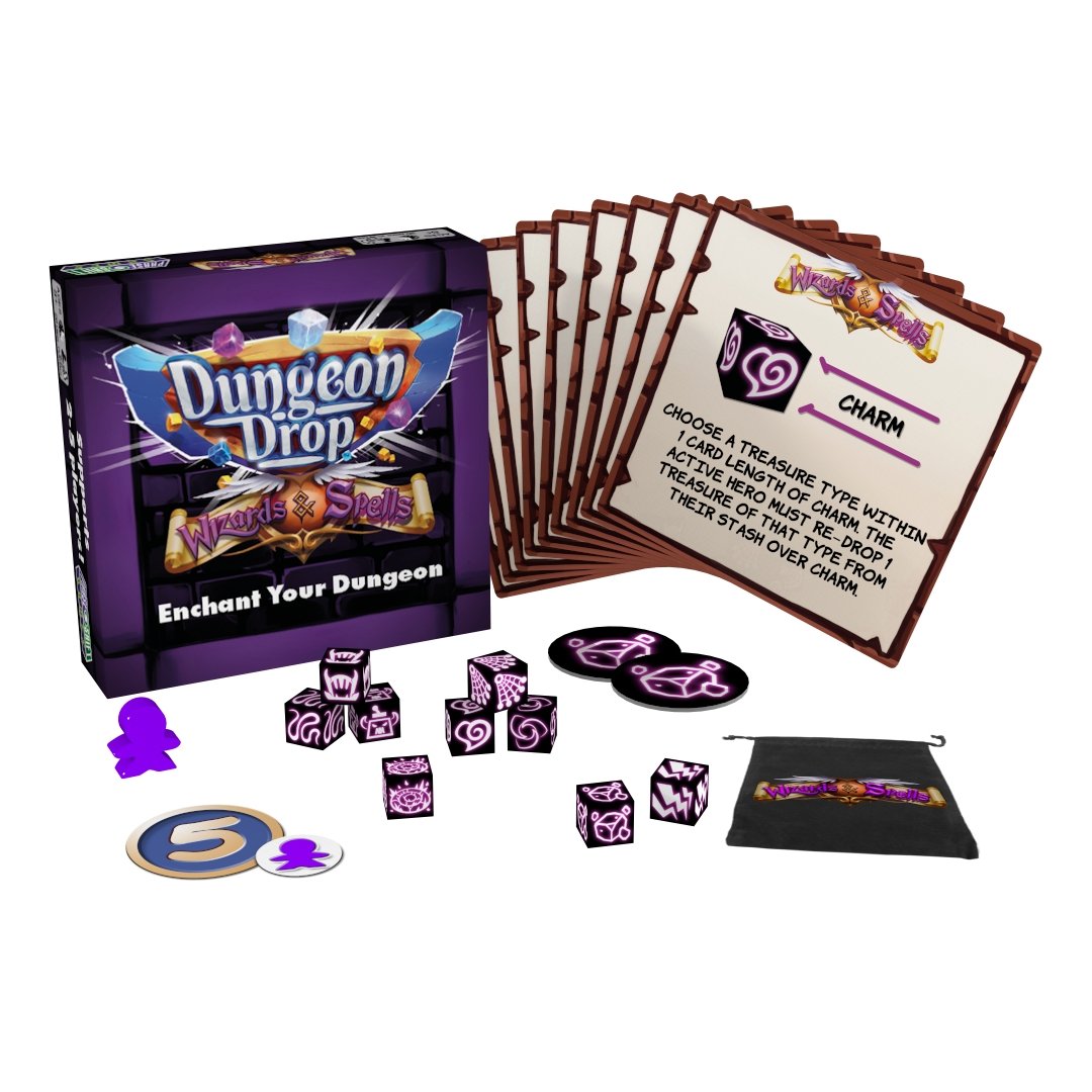 Dungeon Drop: Wizards & Spells | Grognard Games