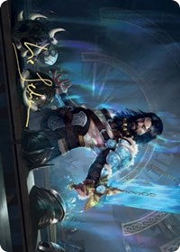 Halvar, God of Battle Art Card (Gold-Stamped Signature) [Kaldheim: Art Series] | Grognard Games