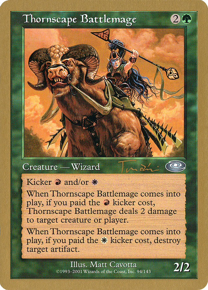 Thornscape Battlemage (Jan Tomcani) [World Championship Decks 2001] | Grognard Games