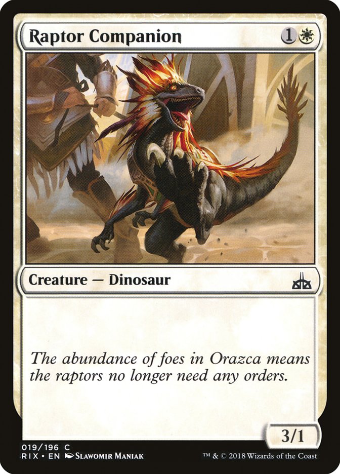 Raptor Companion [Rivals of Ixalan] | Grognard Games