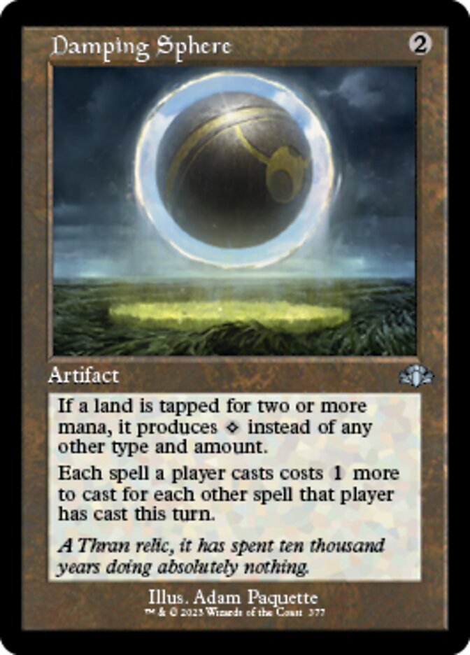 Damping Sphere (Retro) [Dominaria Remastered] | Grognard Games