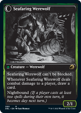 Suspicious Stowaway // Seafaring Werewolf [Innistrad: Double Feature] | Grognard Games