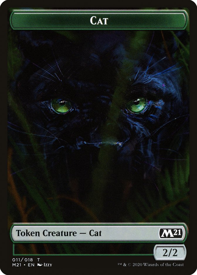 Cat (011/018) [Core Set 2021 Tokens] | Grognard Games