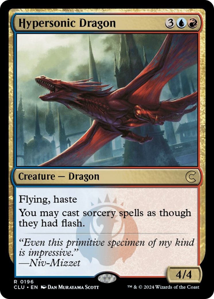 Hypersonic Dragon [Ravnica: Clue Edition] | Grognard Games