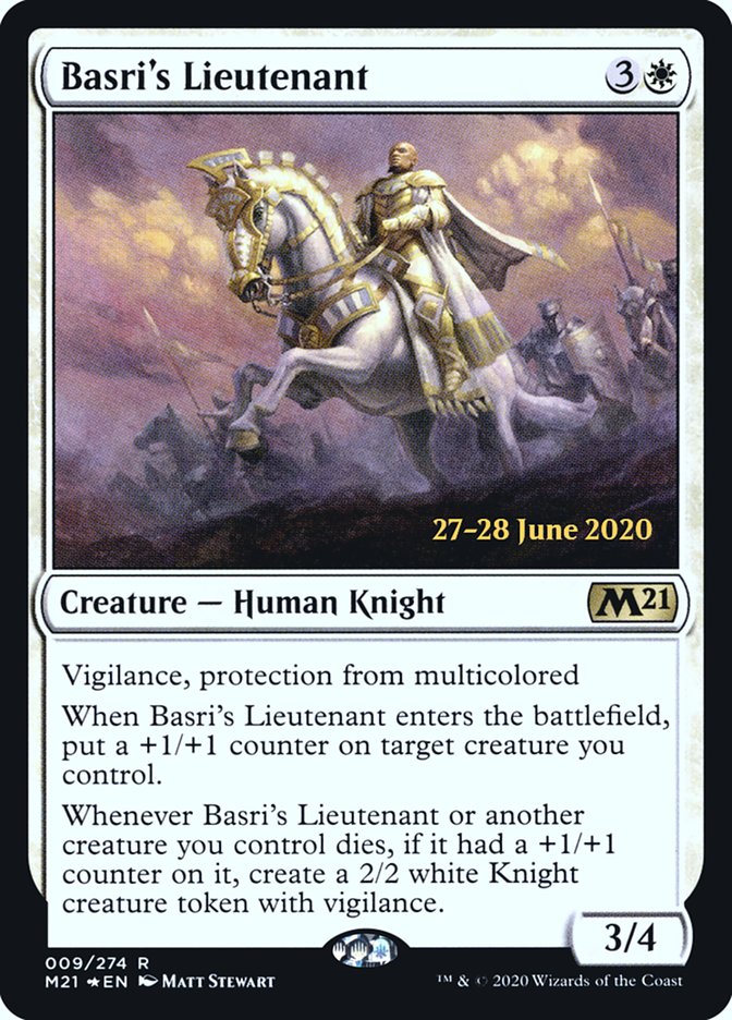 Basri's Lieutenant  [Core Set 2021 Prerelease Promos] | Grognard Games