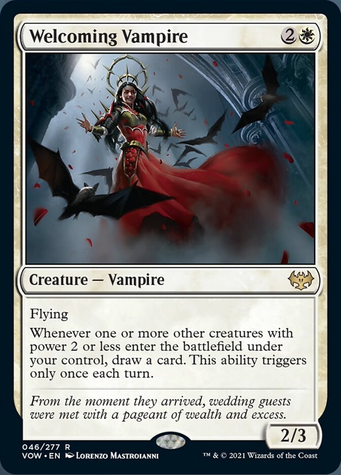 Welcoming Vampire [Innistrad: Crimson Vow] | Grognard Games