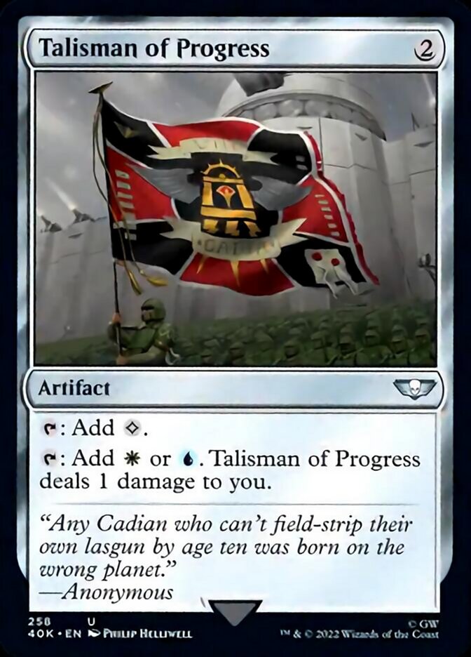 Talisman of Progress (Surge Foil) [Universes Beyond: Warhammer 40,000] | Grognard Games