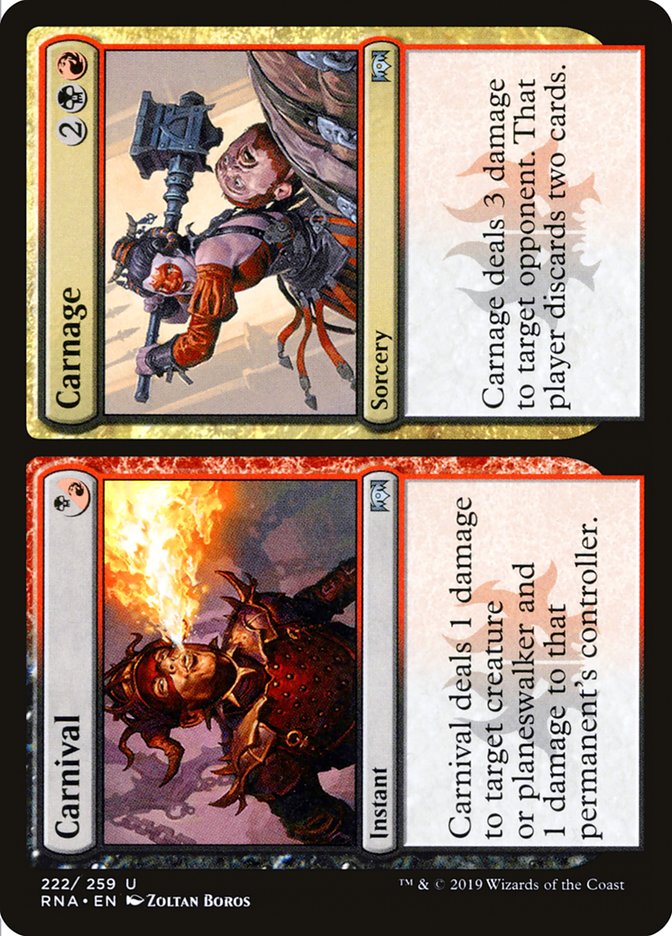 Carnival // Carnage [Ravnica Allegiance] | Grognard Games