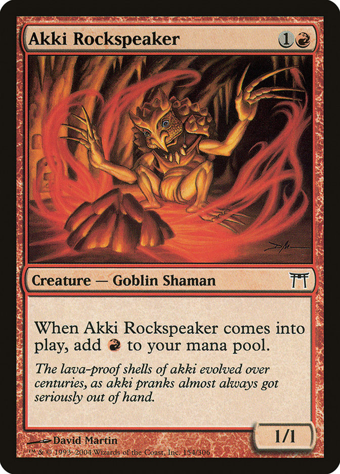 Akki Rockspeaker [Champions of Kamigawa] | Grognard Games