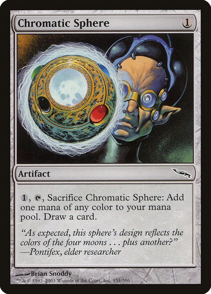 Chromatic Sphere [Mirrodin] | Grognard Games