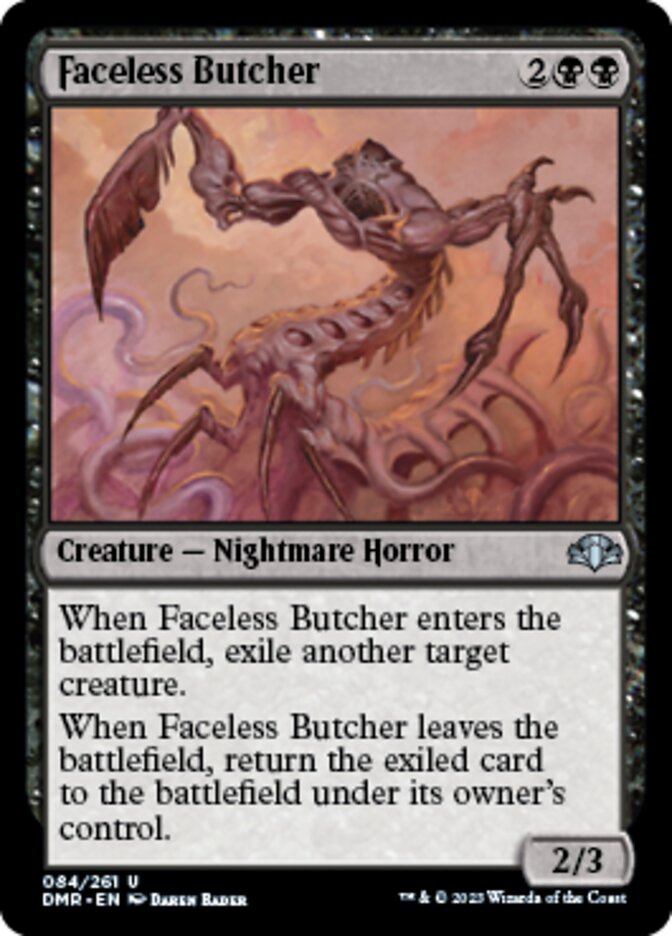 Faceless Butcher [Dominaria Remastered] | Grognard Games