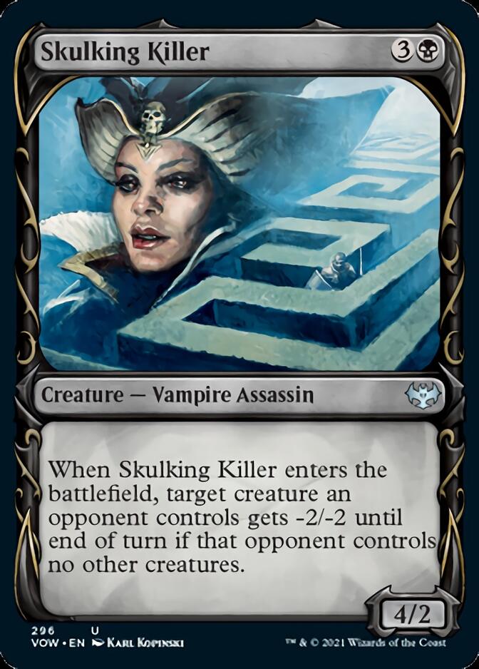 Skulking Killer (Showcase Fang Frame) [Innistrad: Crimson Vow] | Grognard Games