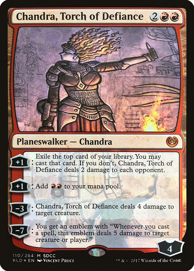 Chandra, Torch of Defiance [San Diego Comic-Con 2017] | Grognard Games