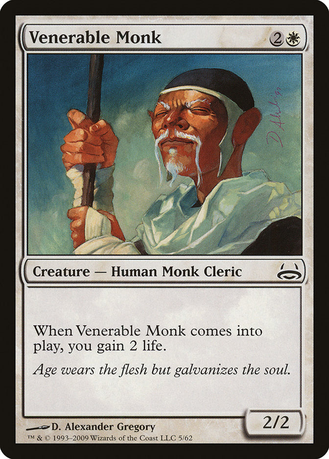 Venerable Monk [Duel Decks: Divine vs. Demonic] | Grognard Games