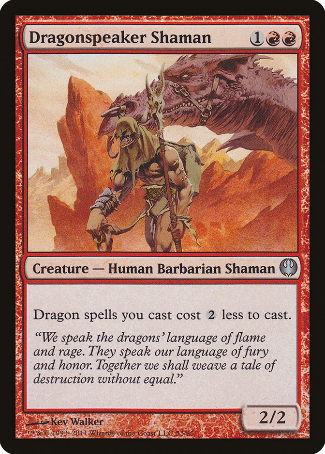 Dragonspeaker Shaman [Duel Decks: Knights vs. Dragons] | Grognard Games
