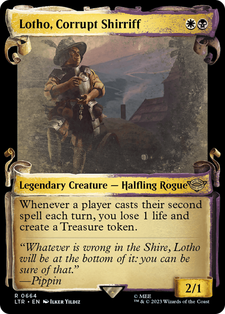 Lotho, Corrupt Shirriff [The Lord of the Rings: Tales of Middle-Earth Showcase Scrolls] | Grognard Games