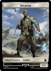 Soldier // Treasure (0028) Double-Sided Token [Doctor Who Tokens] | Grognard Games