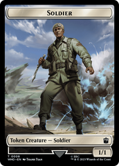 Soldier // Food (0025) Double-Sided Token [Doctor Who Tokens] | Grognard Games