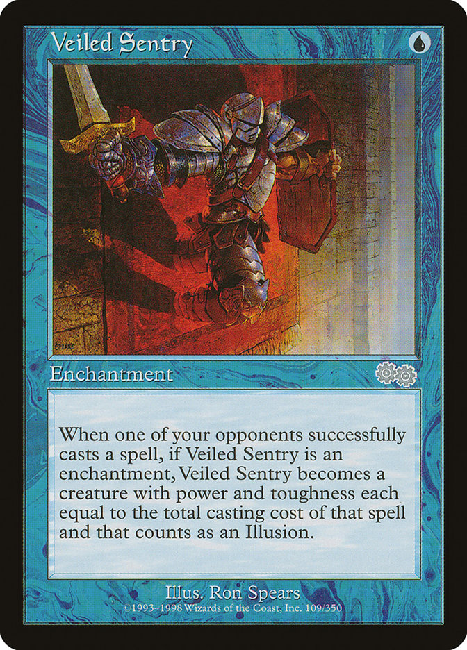 Veiled Sentry [Urza's Saga] | Grognard Games