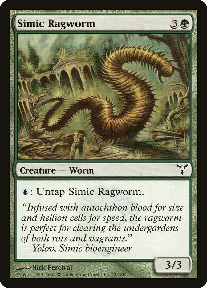 Simic Ragworm [Dissension] | Grognard Games