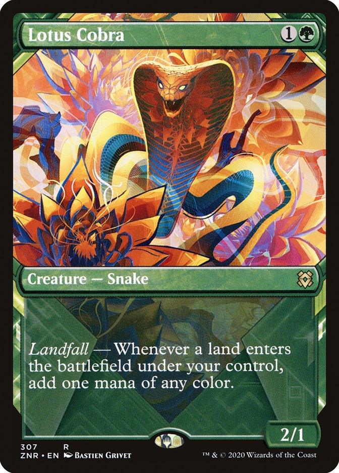 Lotus Cobra (Showcase) [Zendikar Rising] | Grognard Games