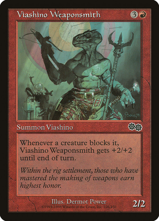 Viashino Weaponsmith [Urza's Saga] | Grognard Games