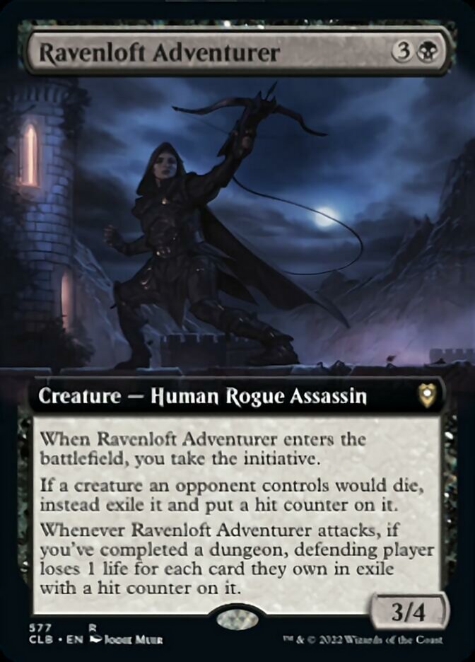 Ravenloft Adventurer (Extended Art) [Commander Legends: Battle for Baldur's Gate] | Grognard Games