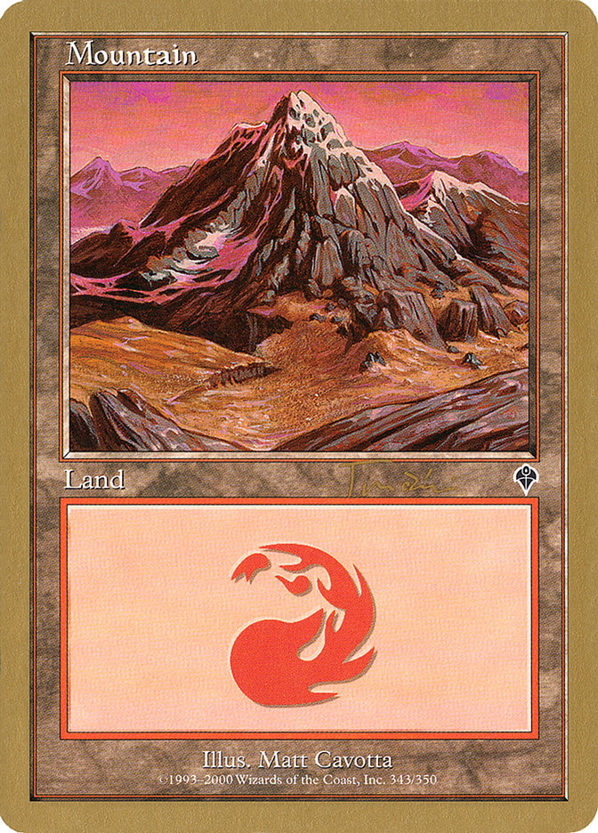 Mountain (jt343a) (Jan Tomcani) (INV) [World Championship Decks 2001] | Grognard Games