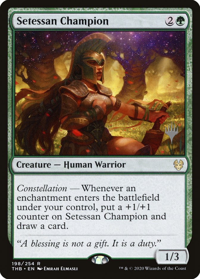 Setessan Champion (Promo Pack) [Theros Beyond Death Promos] | Grognard Games