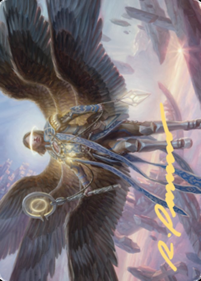 Angel of Destiny Art Card (Gold-Stamped Signature) [Zendikar Rising Art Series] | Grognard Games