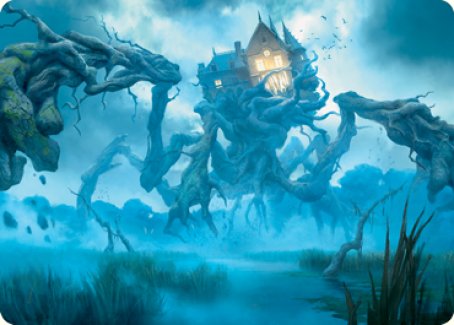 Creeping Inn Art Card [Innistrad: Midnight Hunt Art Series] | Grognard Games