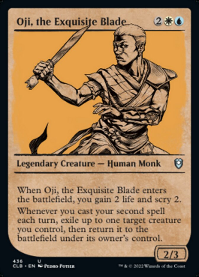 Oji, the Exquisite Blade (Showcase) [Commander Legends: Battle for Baldur's Gate] | Grognard Games