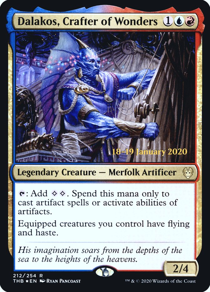 Dalakos, Crafter of Wonders [Theros Beyond Death Prerelease Promos] | Grognard Games