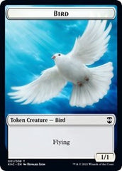 Bird (001) // Soldier Double-sided Token [Kaldheim Commander Tokens] | Grognard Games