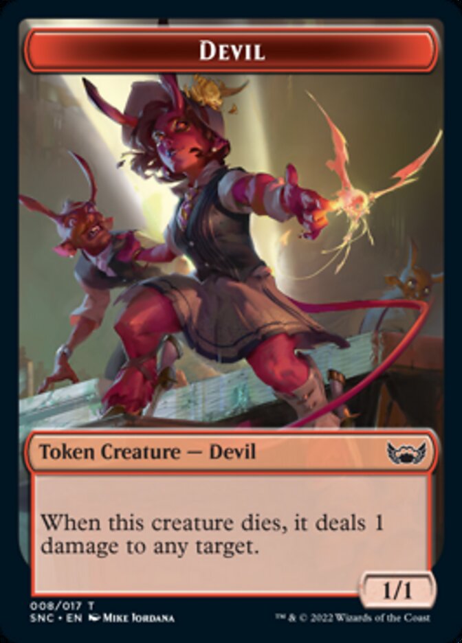Devil Token [Streets of New Capenna Tokens] | Grognard Games
