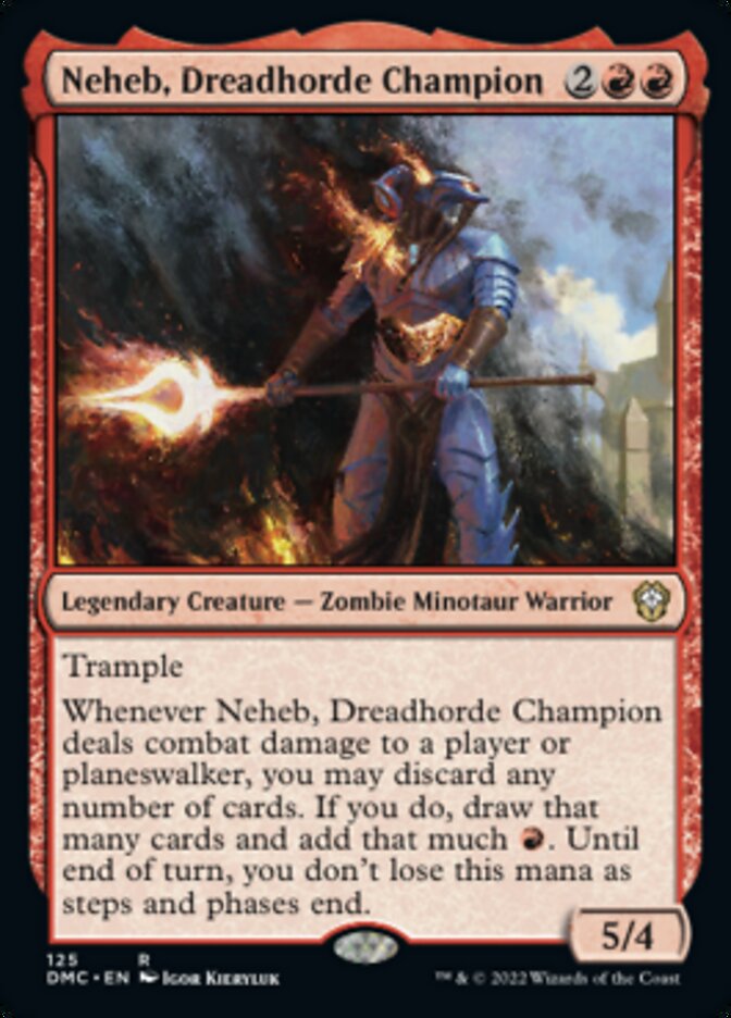 Neheb, Dreadhorde Champion [Dominaria United Commander] | Grognard Games