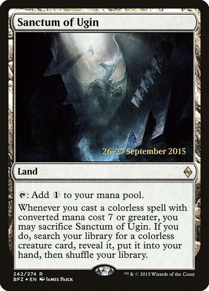 Sanctum of Ugin  [Battle for Zendikar Prerelease Promos] | Grognard Games