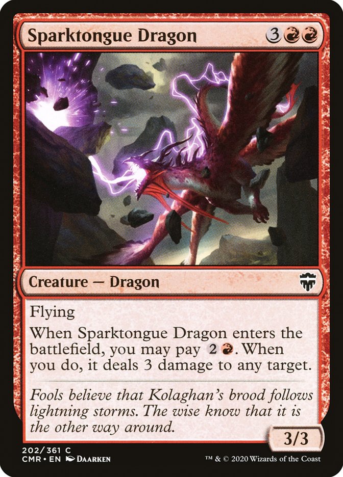 Sparktongue Dragon [Commander Legends] | Grognard Games