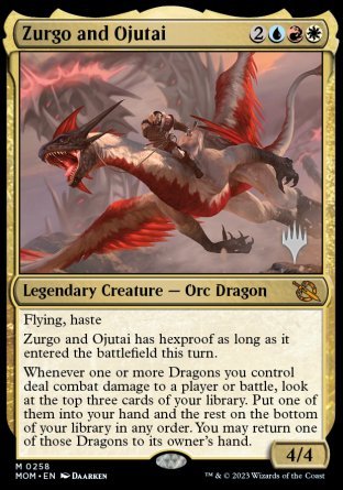 Zurgo and Ojutai (Promo Pack) [March of the Machine Promos] | Grognard Games
