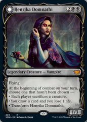 Henrika Domnathi // Henrika, Infernal Seer (Showcase Fang Frame) [Innistrad: Crimson Vow] | Grognard Games