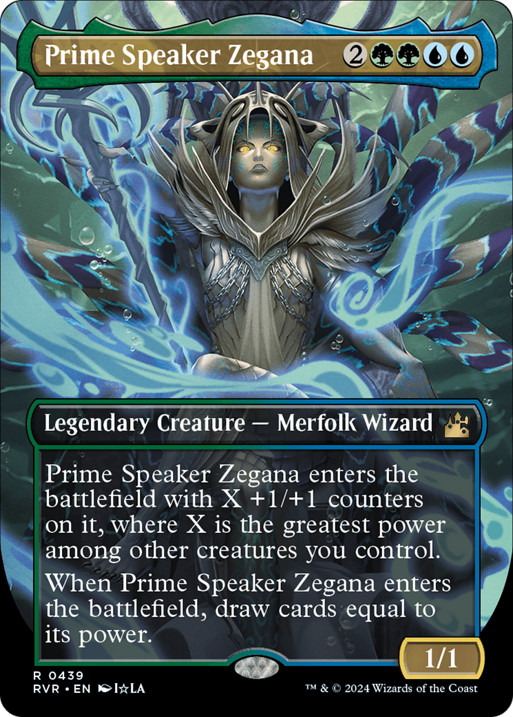 Prime Speaker Zegana (Anime Borderless) [Ravnica Remastered] | Grognard Games